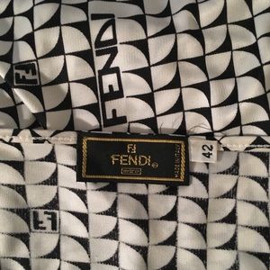 Authentic FENDI double strap summer dress